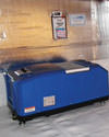 A crawl space sump pump, liner, and dehumidifier installed in Fergus