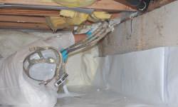 Crawl space vapor barrier system in Cambridge, Ontario