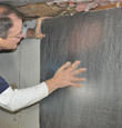 installation steps for crawl space insulation in a crawl space in Georgetown