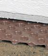 crawl space insulation installed in Milton over our extra large drainage matting
