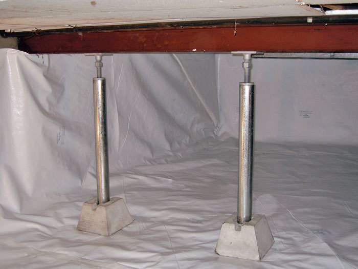 Crawl Space Jacks Installed By Authorized Foundation Contractors