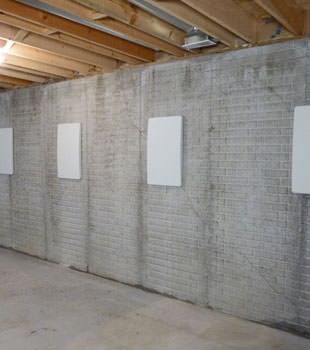 Wall anchor covers covering a foundation wall repair system in Waterloo, Welland, Stoney Creek, Georgetown, Dundas, Grimsby, Ancaster