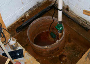 Extreme clogging and rust in a Welland sump pump system