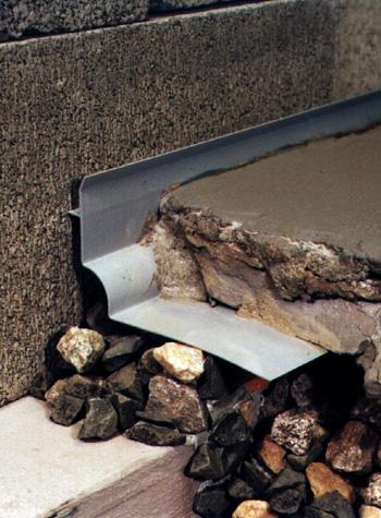 below foundation slab drain system for installing a French drain in New Hamburg