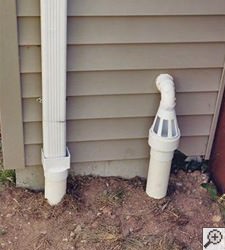 No-freeze basement drain discharge line in Brantford