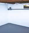 Burlington, ON wet basement wall covering that tucks into a perimeter drainage system